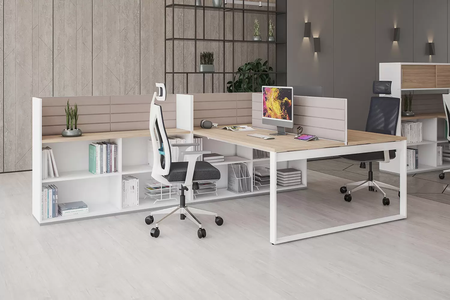 Рабочая мебель для малых офисов: компактность и практичность